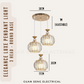 Elegance Luxe Pendant Light Black Gold E27 Bulb | Guan Seng Electrical