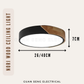 Nori Wood Ceiling Light Black White 24W 36W 48W