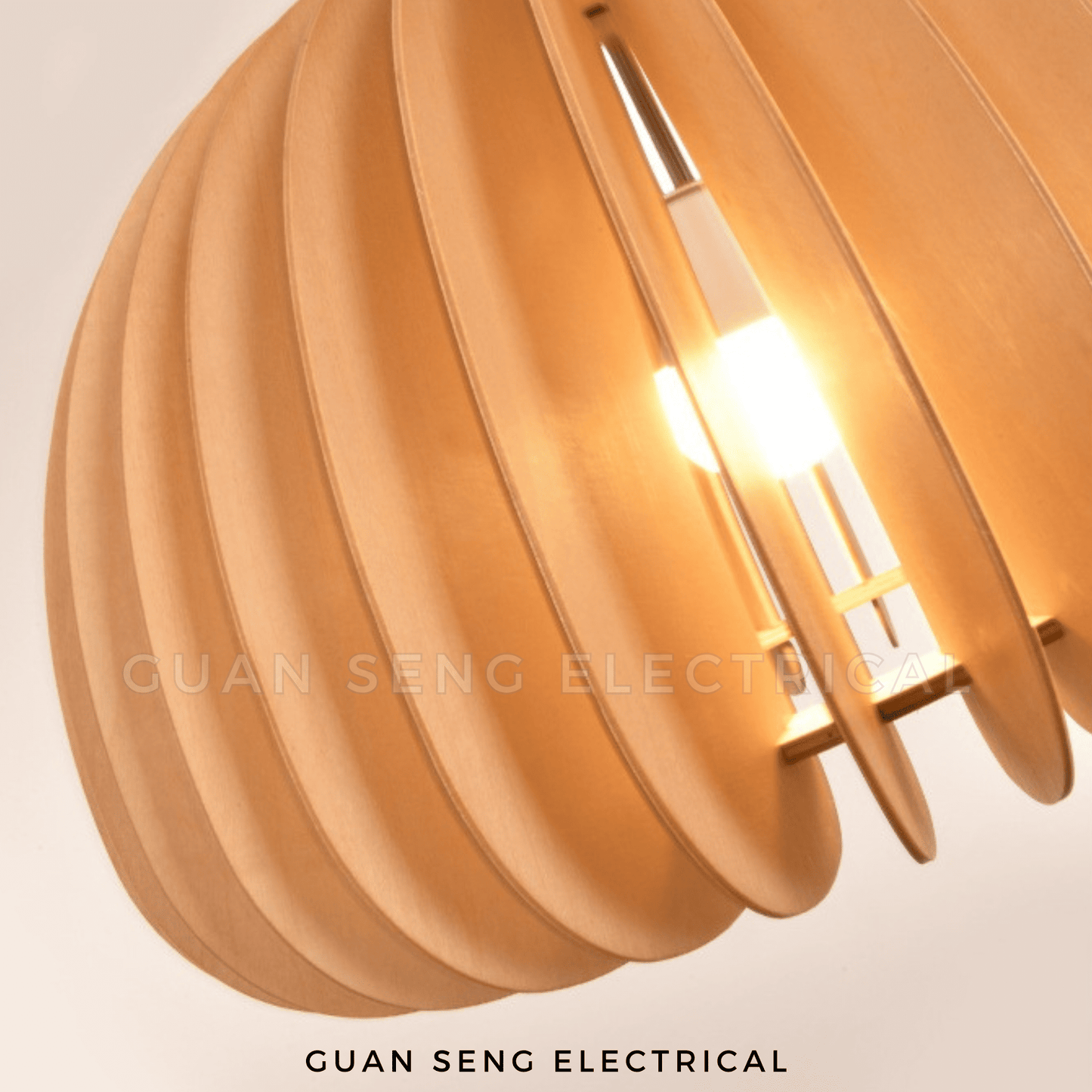 Japanese Retro Wood Style Ceiling Light