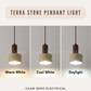 Terra Stone Pendant Light E27 Bulb | Guan Seng Electrical