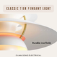 Classic Tier Pendant Light E27 Bulb | Guan Seng Electrical