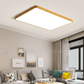 Laminate Wood Rectangle Ceiling Light