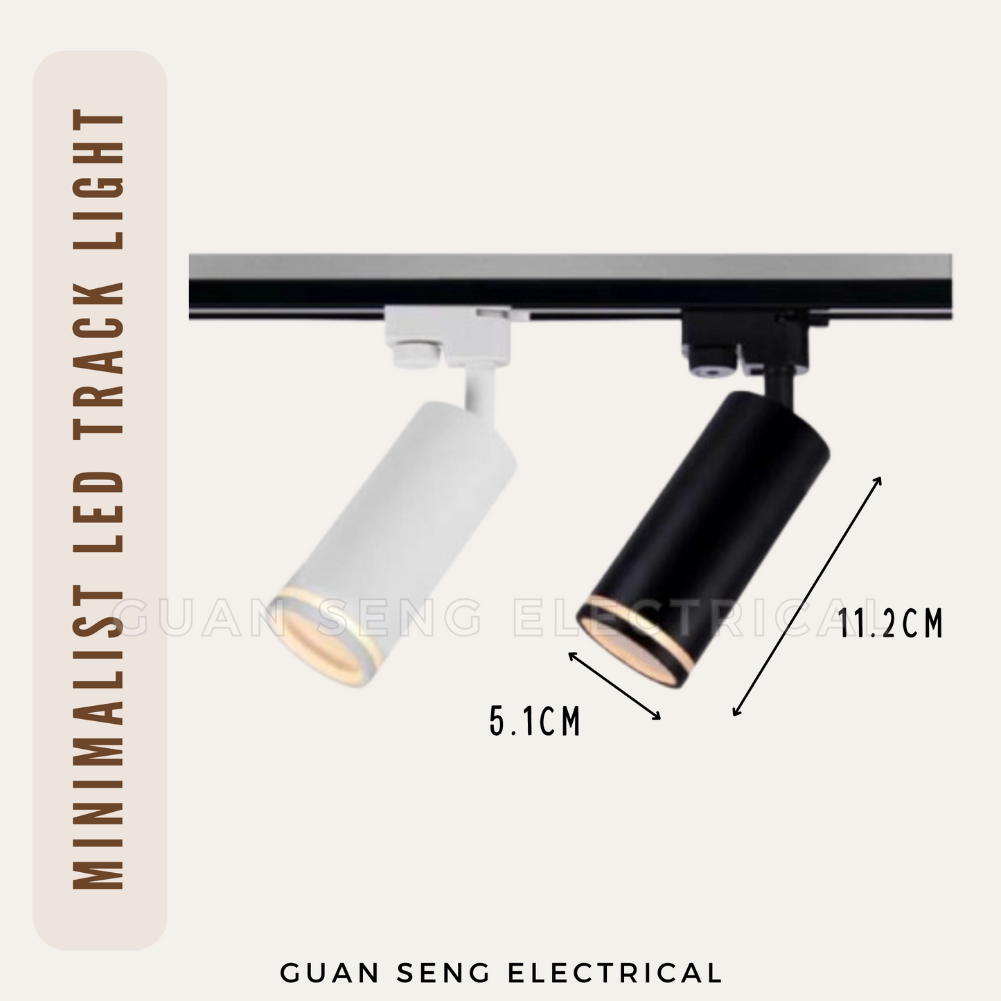 Minimalist LED Track Light