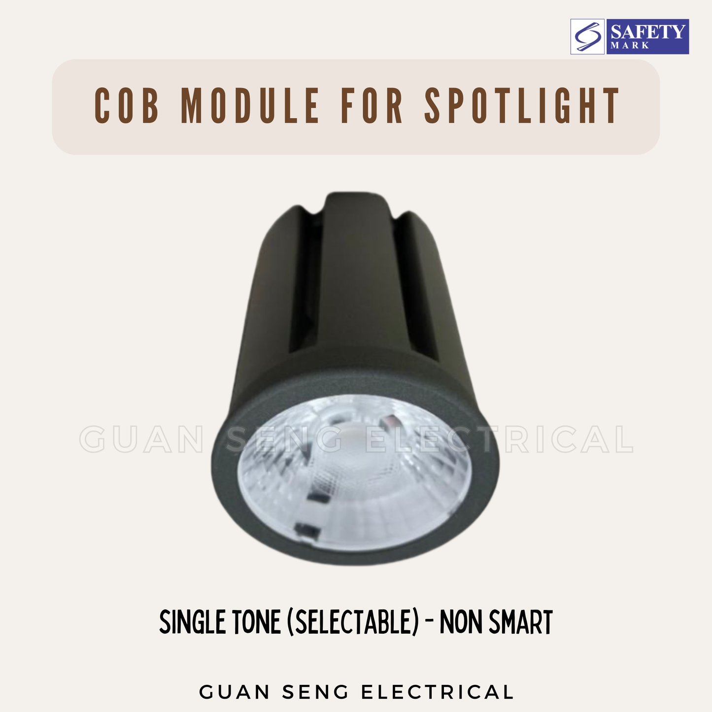 12W COB LED Module for Spotlight Single Tone Tri Tone Smart