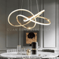 Luxury Ring Pendant Light Gold 36W Dimmable With Remote Controller | Guan Seng Electrical