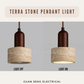 Terra Stone Pendant Light E27 Bulb | Guan Seng Electrical