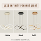 Luxe Infinity Pendant Light White Black Gold | Guan Seng Electrical