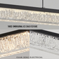 Crystal Bar Pendant Light 72W 3Tone Tri-tone | Guan Seng Electrical