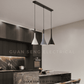 Slim Trio Pendant Light E27 Bulb