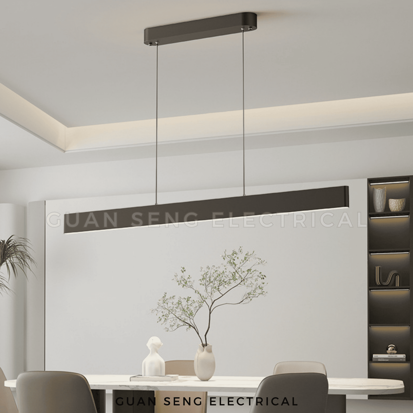 Kira Linear Pendant Light 40W 3Tone Tri-Tone