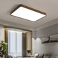 Laminate Wood Rectangle Ceiling Light