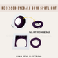 Recessed Eyeball GU10 Spotlight