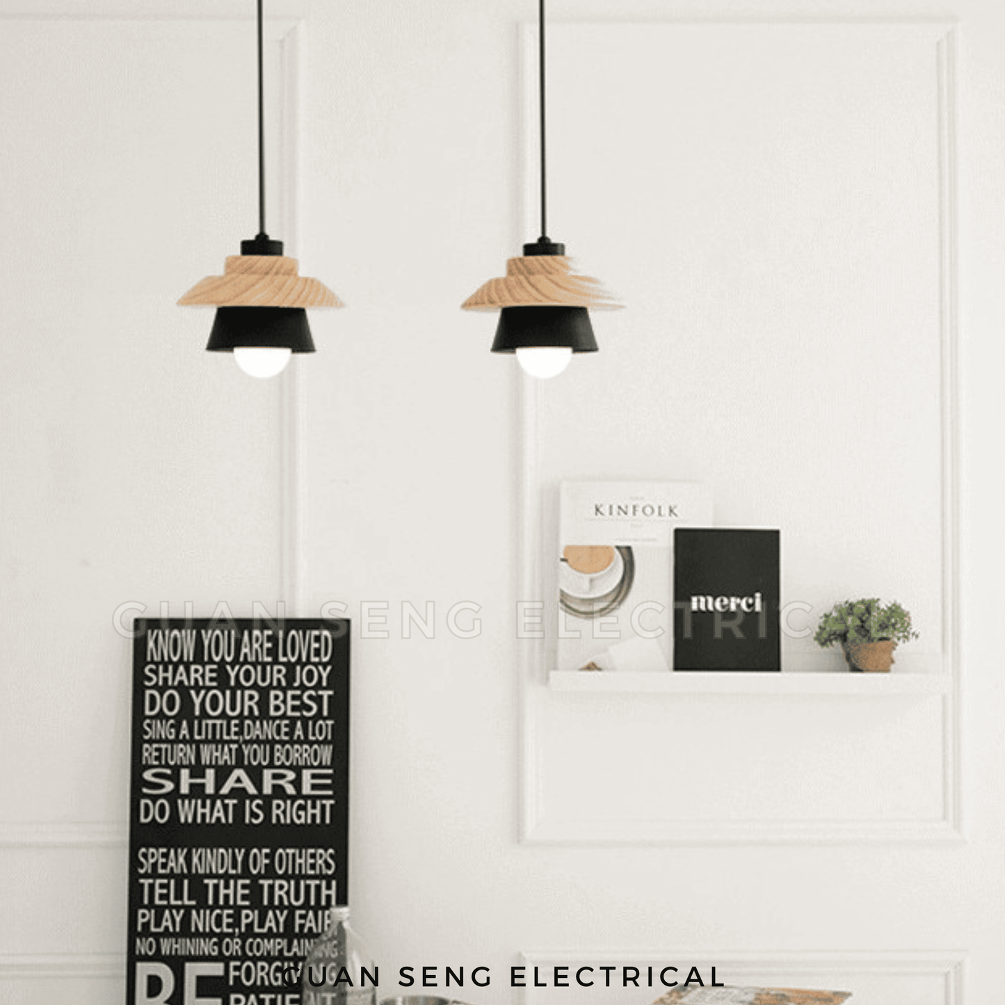 Sora Wood Pendant Light