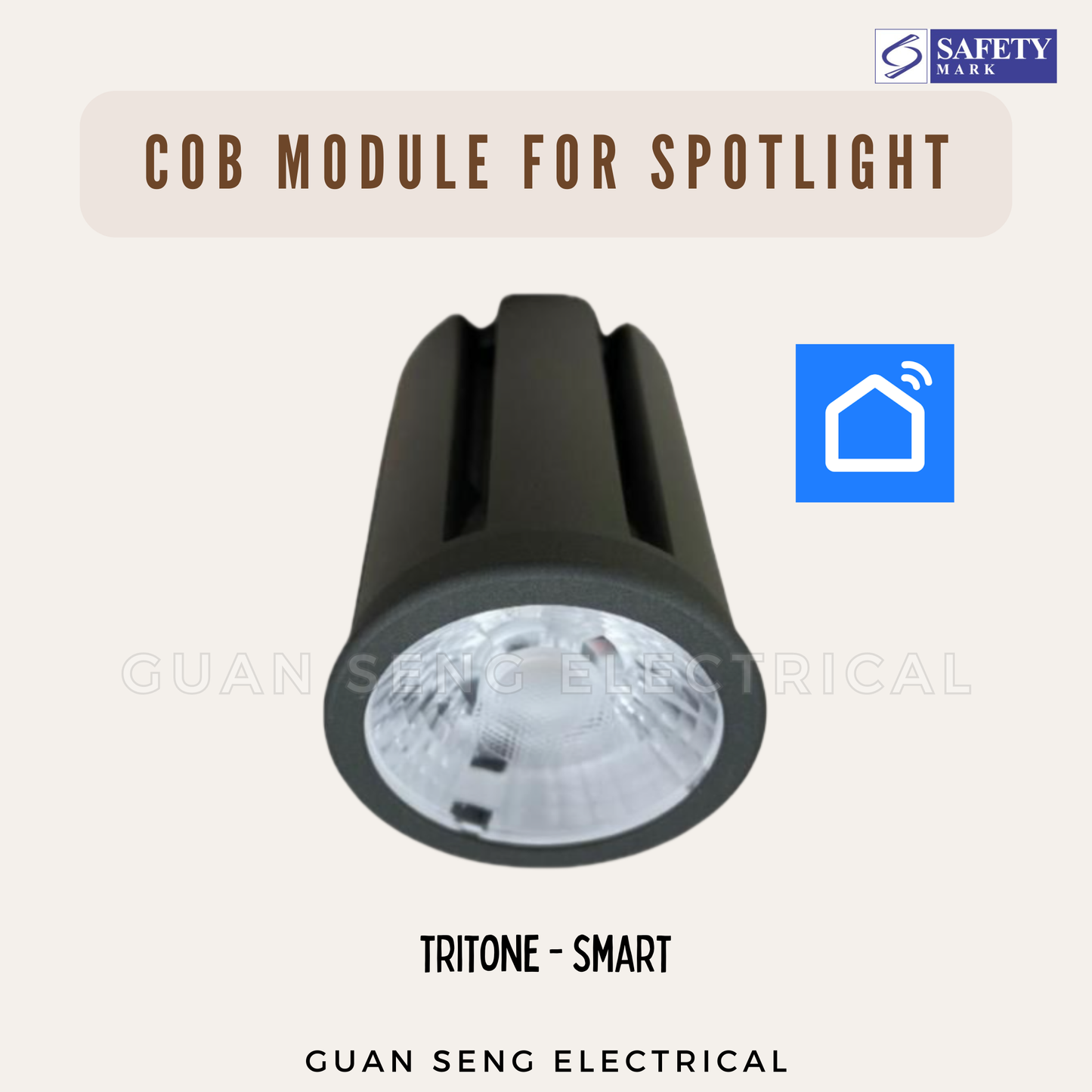 12W COB LED Module for Spotlight Single Tone Tri Tone Smart