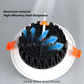 Anti-Glare Recessed Downlight 9W 12W 15W 18W 24W Daylight Cool White Warm White Tri Tone
