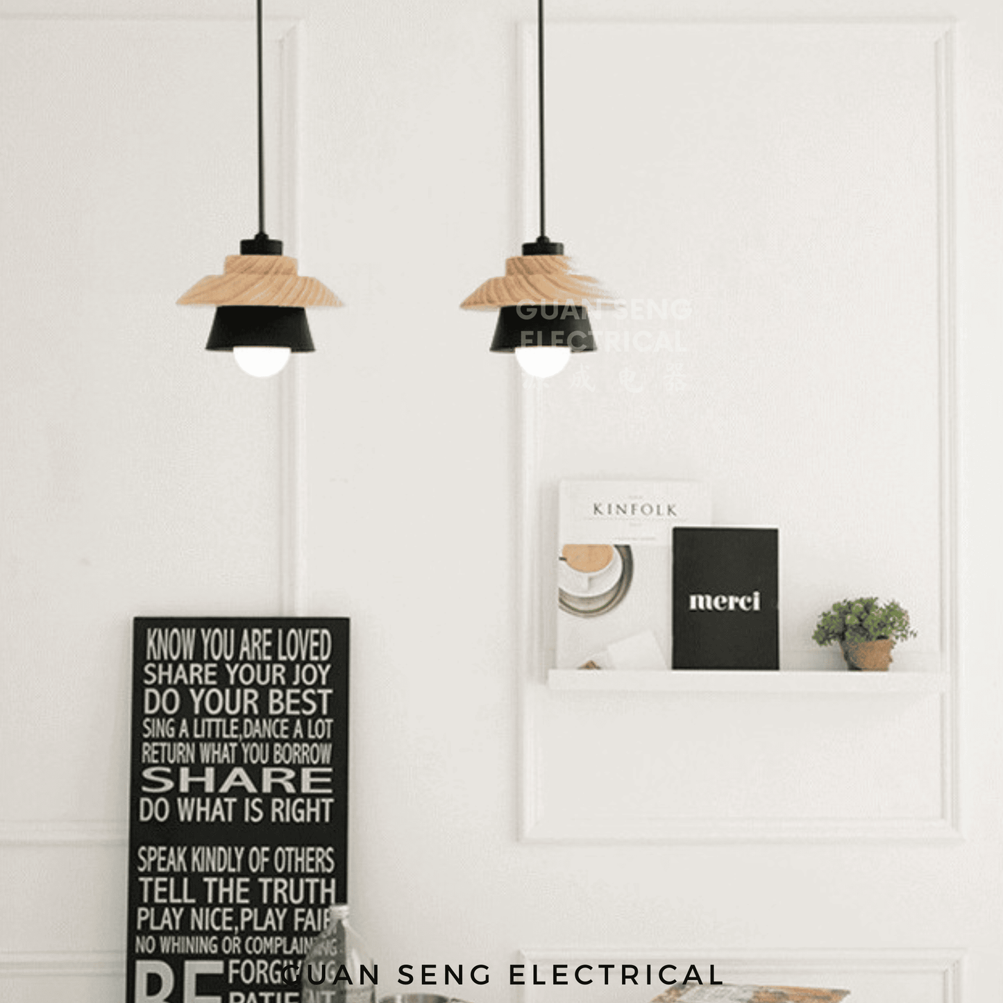 Sora Wood Pendant Light