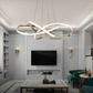 Luxury Ring Pendant Light Gold 36W Dimmable With Remote Controller | Guan Seng Electrical