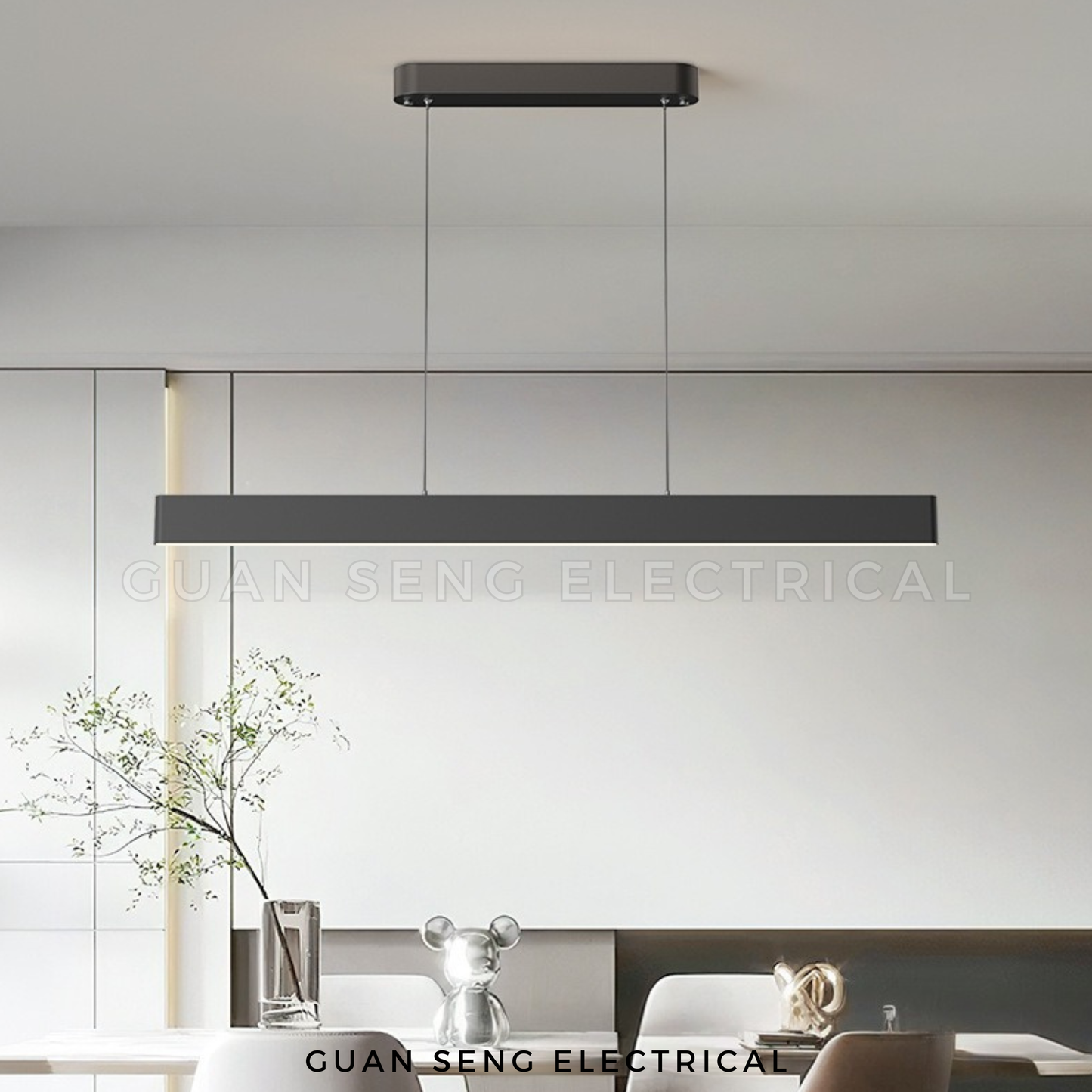 Kira Linear Pendant Light 40W 3Tone Tri-Tone