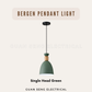 Bergen Pendant Light E27 Bulb Single Head 3 Heads