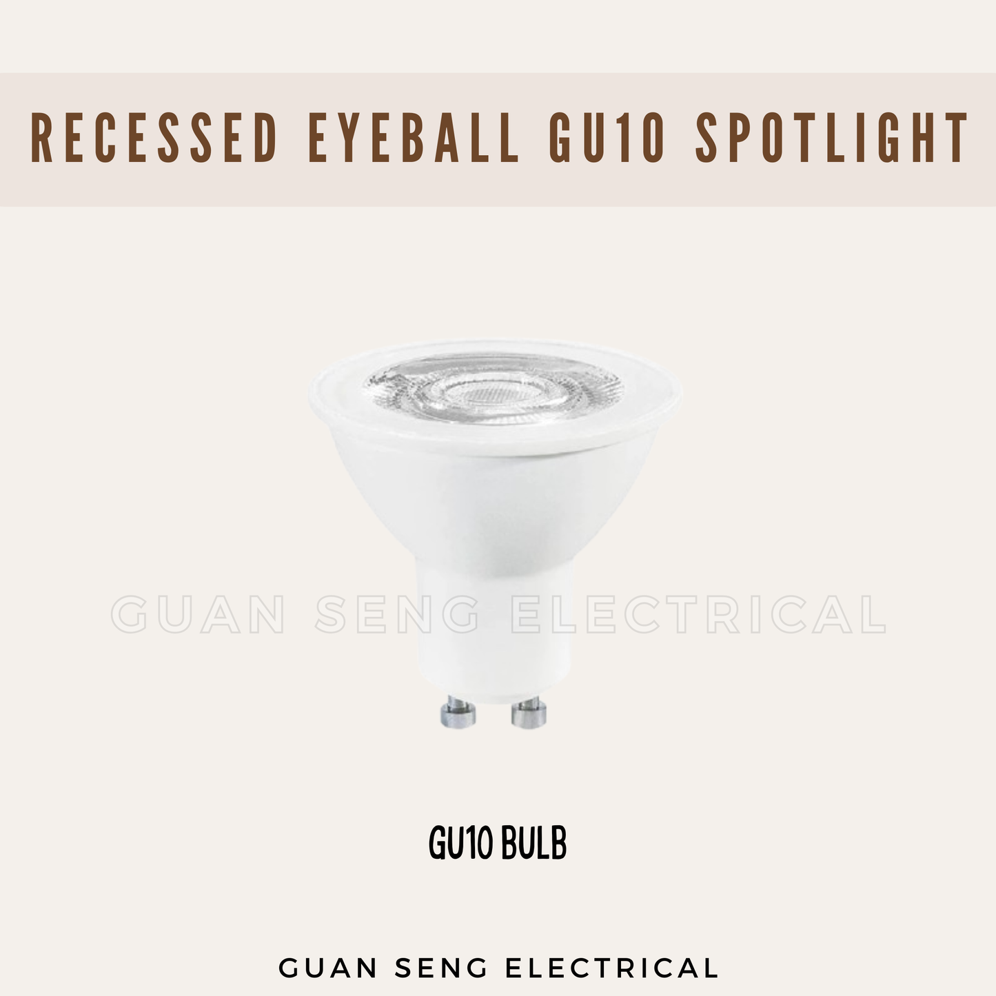 Recessed Eyeball GU10 Spotlight