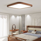 Serene Real Wood Ceiling Light Light Wood Dark Wood 24W 36W 48W Daylight 3 Tone