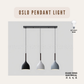Oslo Pendant Light E27 Bulb Single Head 3 Heads