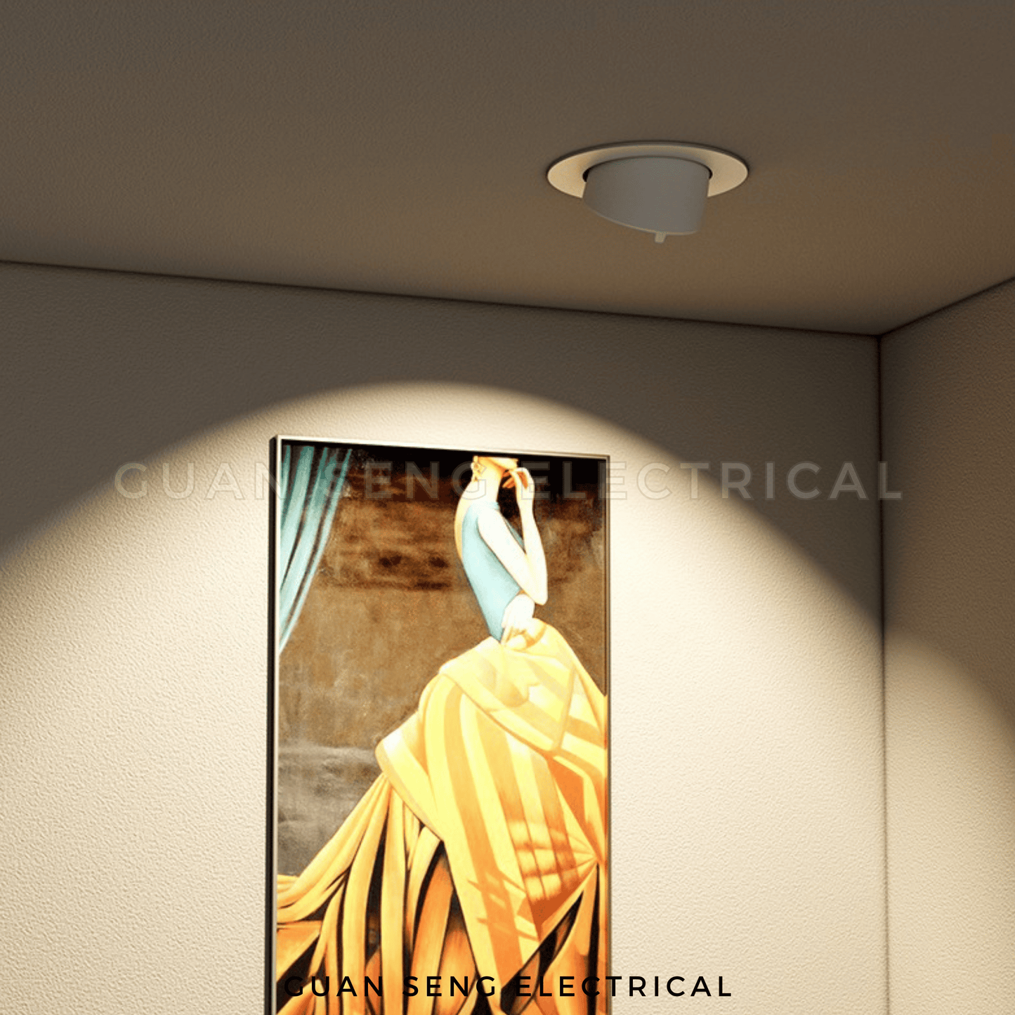 Rotatable Recessed Downlight 12W 18W Daylight Cool White Warm White Tri Tone | Guan Seng Electrical