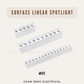 Surface Linear Spotlight Selectable CCT Black White