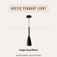 Arctic Pendant Light E27 Bulb Single Head 3 Heads
