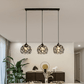Sheveron Crystal Pendant Light Black Gold E27 Bulb | Guan Seng Electrical