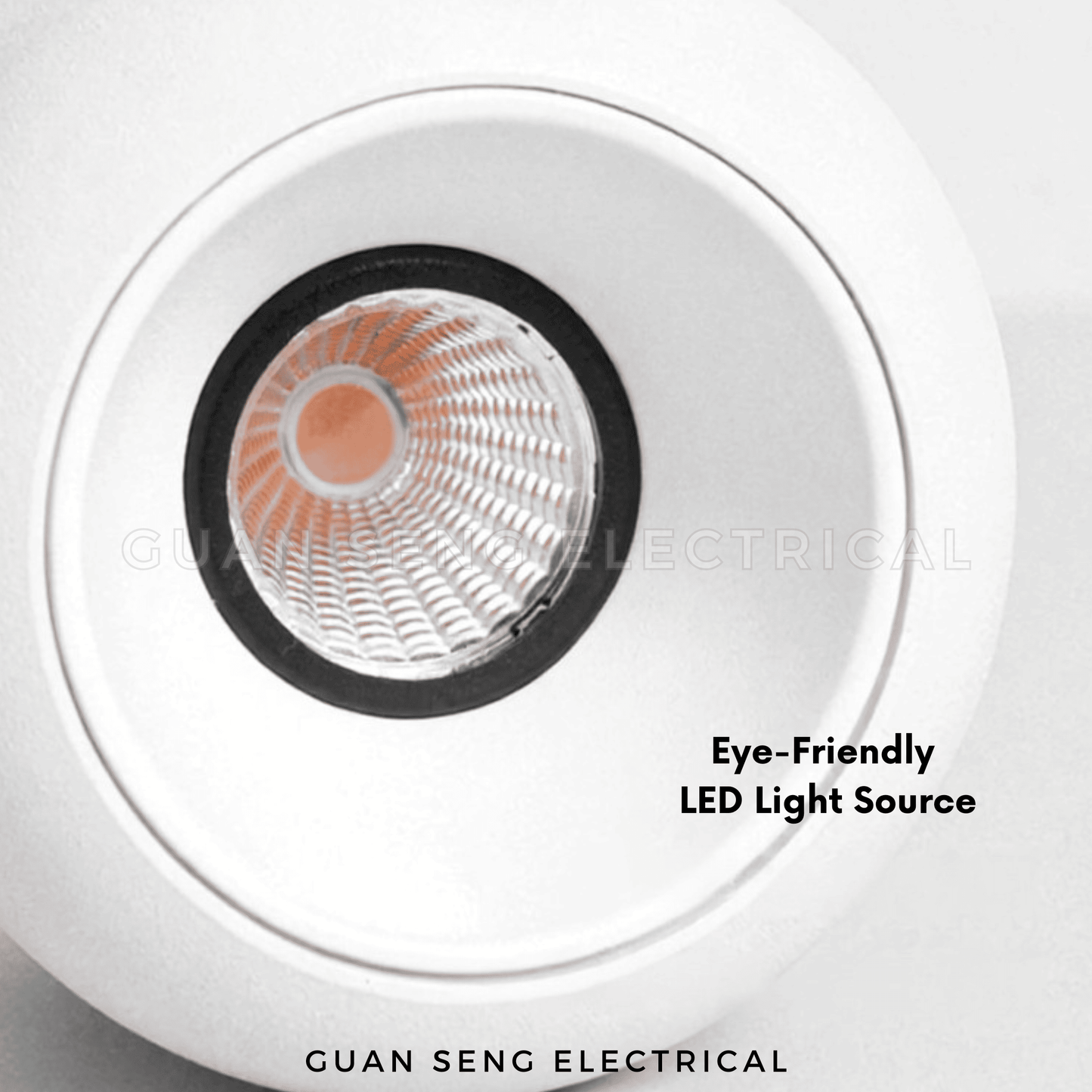 Sleek Curved Surface Mounted Spotlight 12W Daylight Warm White Cool White Tri Tone
