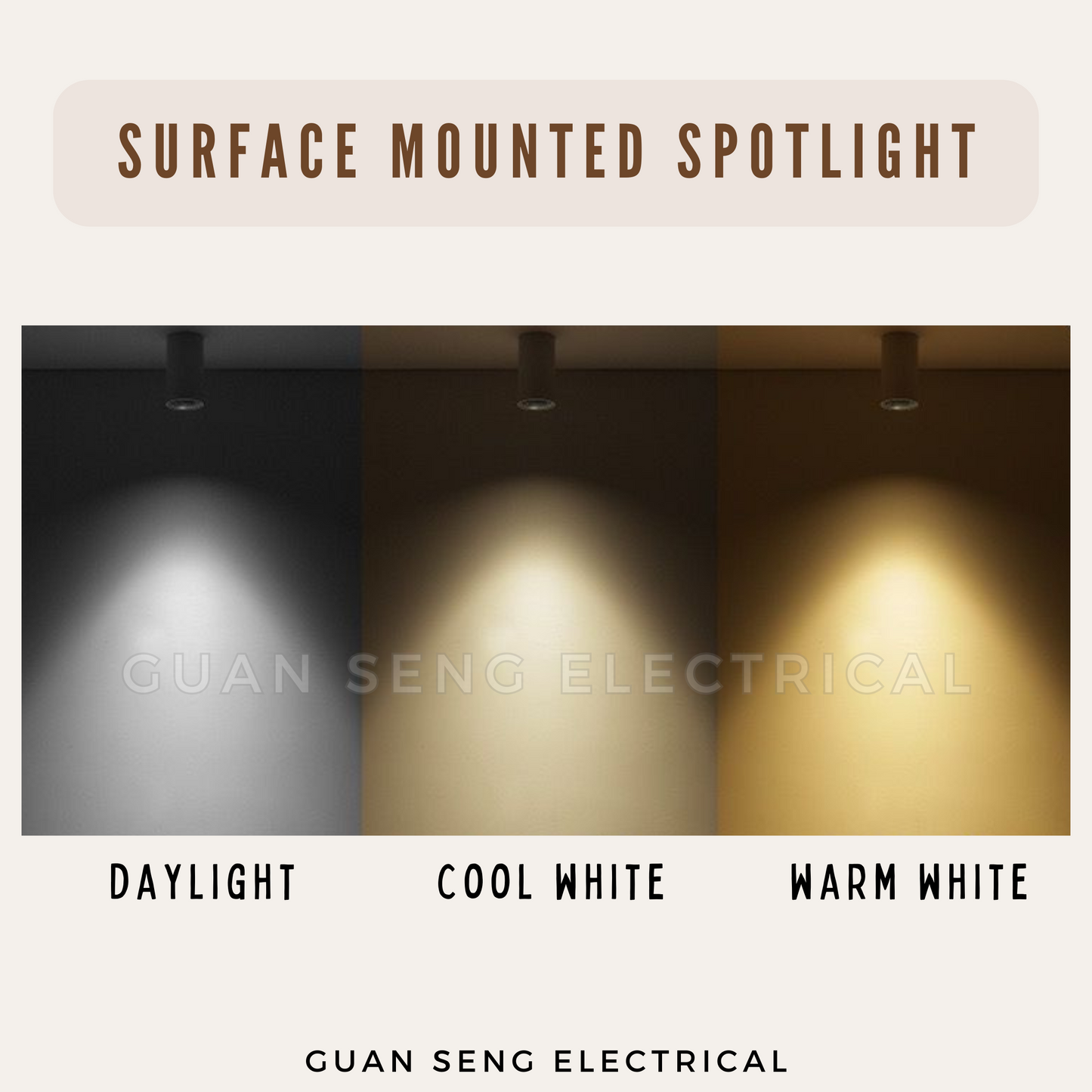 Surface Mounted Spotlight 12W