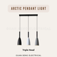 Arctic Pendant Light E27 Bulb Single Head 3 Heads