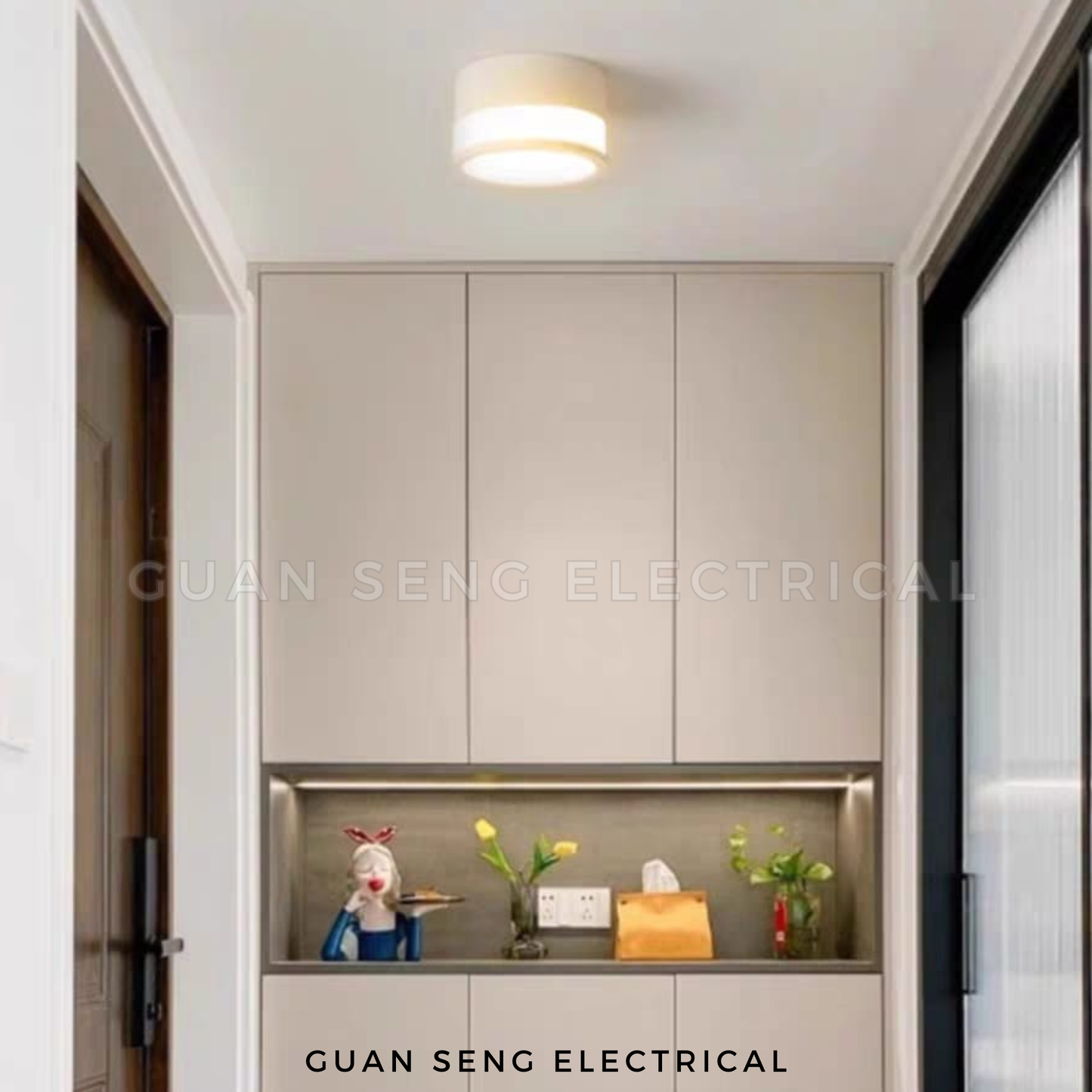 Enso 12W LED Surface Downlight Black White Daylight Warm White Cool White 3Tone TriTone