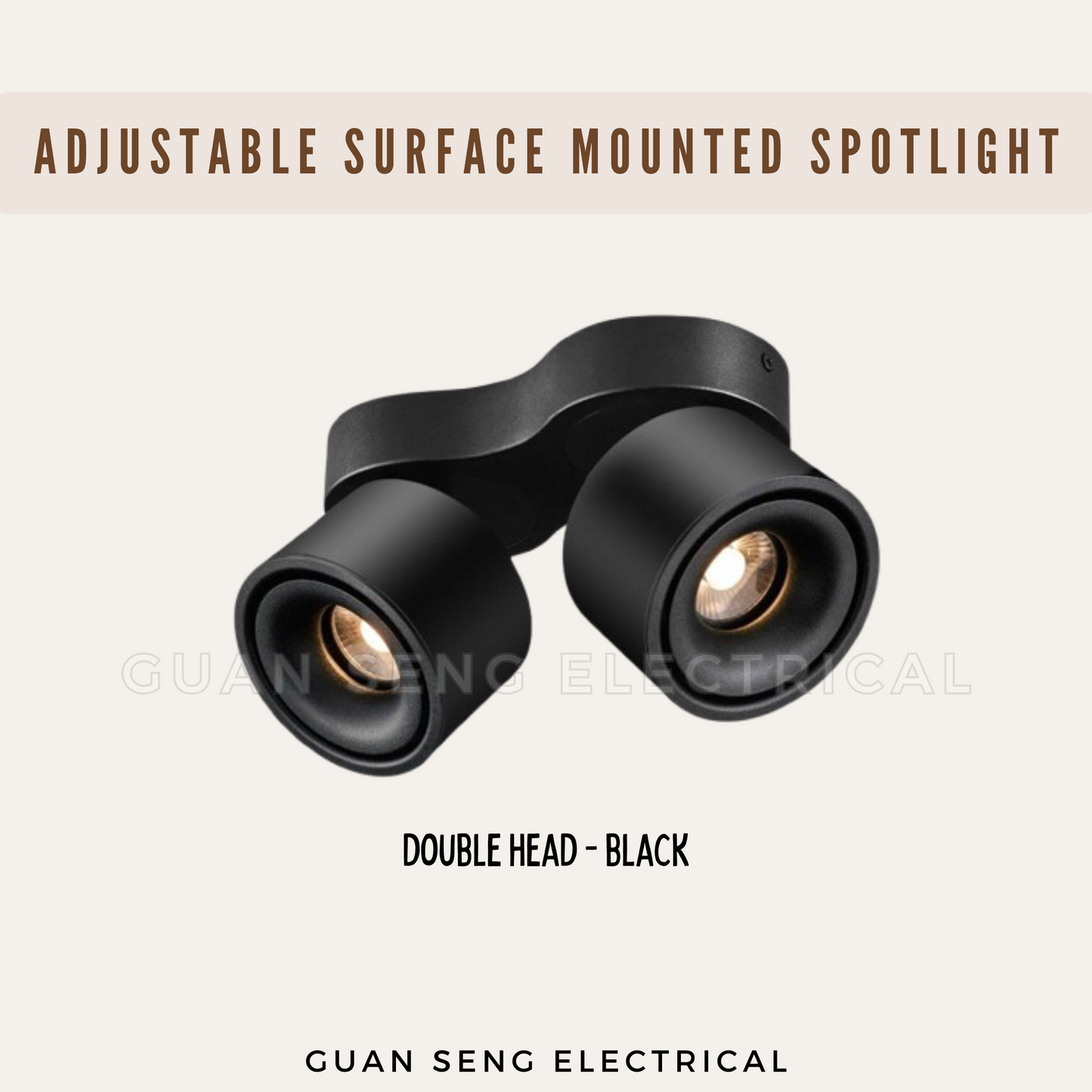Premium Adjustable Surface Mounted Spotlight 10W 20W