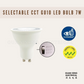 Selectable CCT GU10 LED Bulb 7W Warm White Cool White Daylight