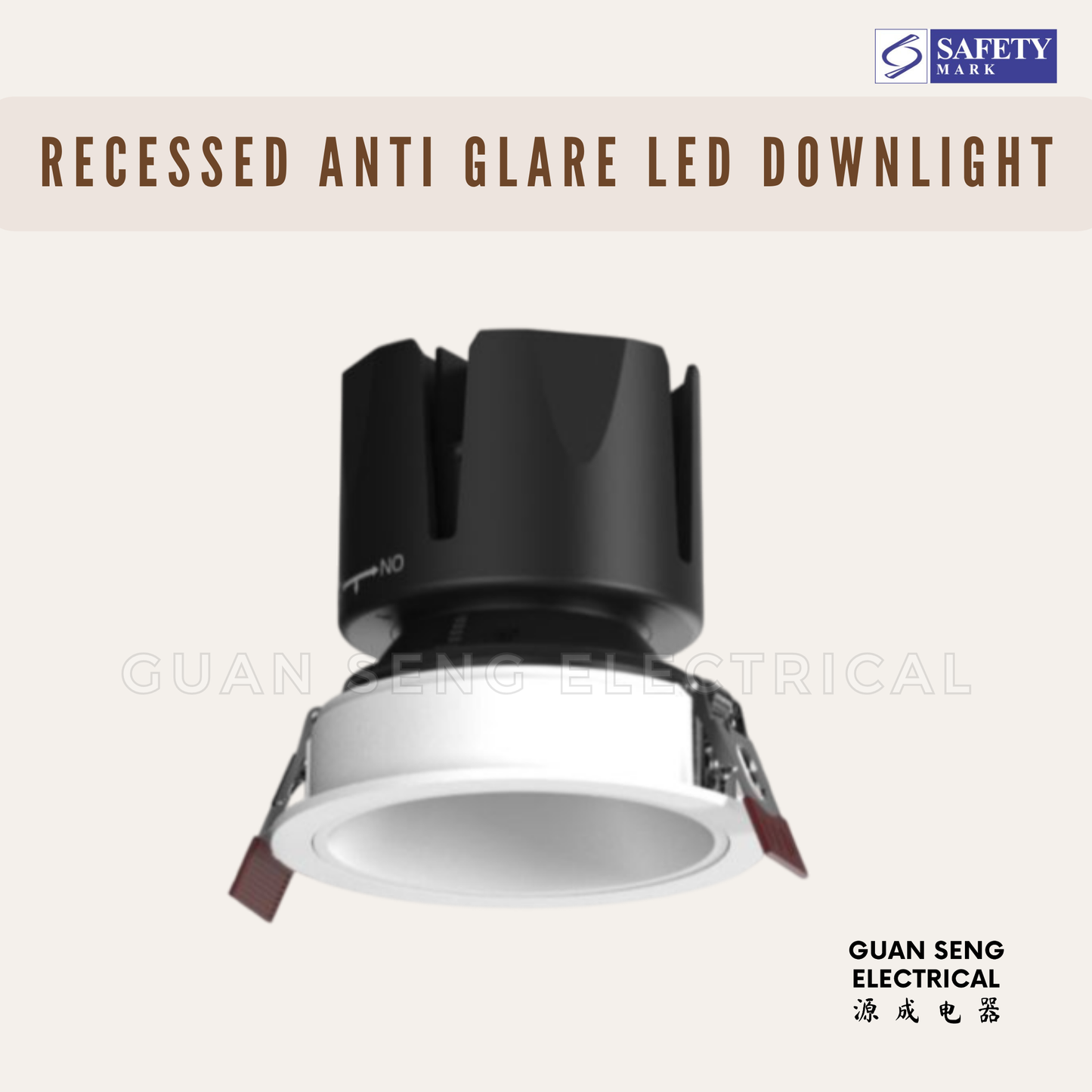 Recessed Anti Glare LED Spotlight Downlight 12W 15W