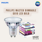 Philips Master Dimmable LED 4.9-50W GU10 2700K Warm White Light Bulb