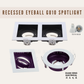 Recessed Eyeball GU10 Spotlight