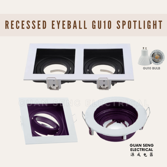 Recessed Eyeball GU10 Spotlight