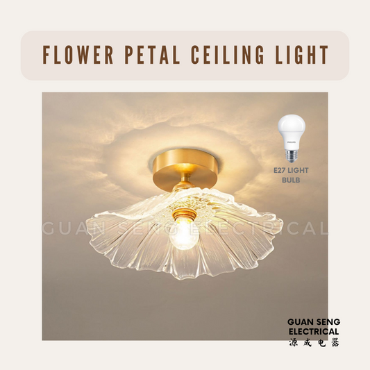Flower Petal Ceiling Light
