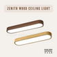 Zenith Wood LED Ceiling Light