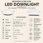 Recessed Ultra Slim LED Downlight Square Round