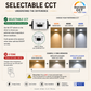 Recessed Ultra Slim LED Downlight Square Round