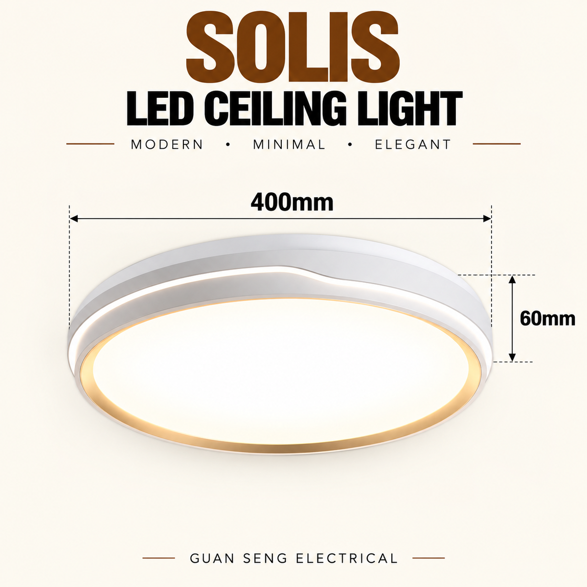 Solis LED Ceiling Light