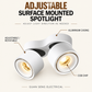 Premium Adjustable Surface Mounted Spotlight 12W 24W