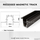 SMART Magnetic Track Light System 48V Recessed Surface | Guan Seng Electrical