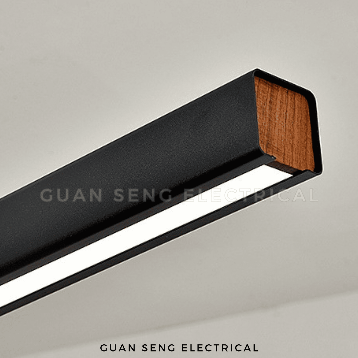 Minimalist Black Pendant Light 40W Dimmable With Remote Controller