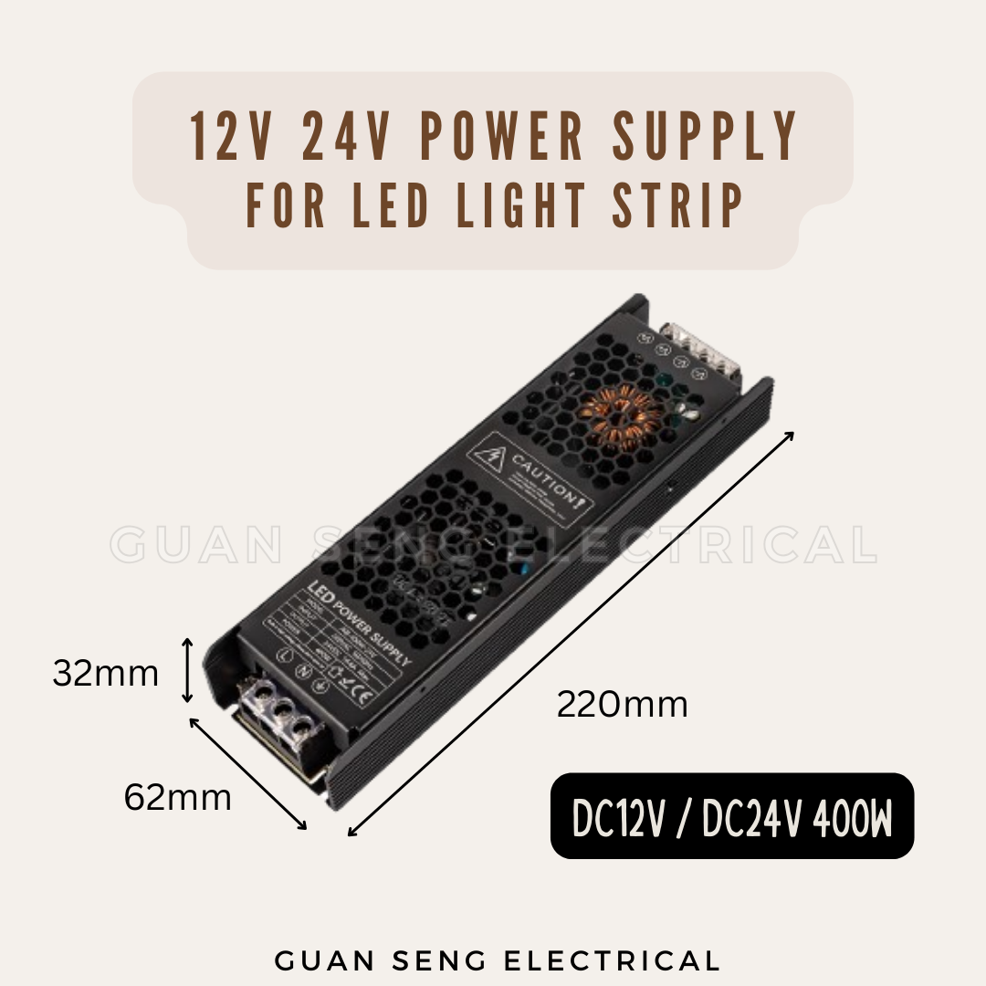 12V 24V Premium Slim Power Supply Driver for LED Strip