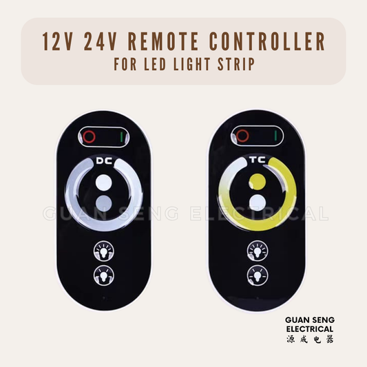 LED Strip Light Remote Control 12V 24V | Guan Seng Electrical